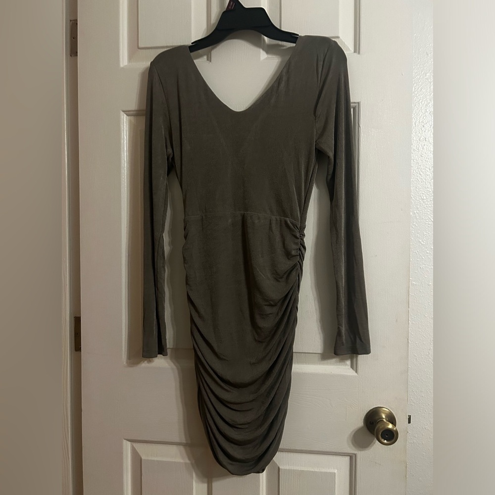 NWT Princess Polly Nico Mini Dress Grey - Picture 3 of 7